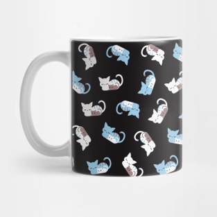 funny sleeping cat pattern I Mug